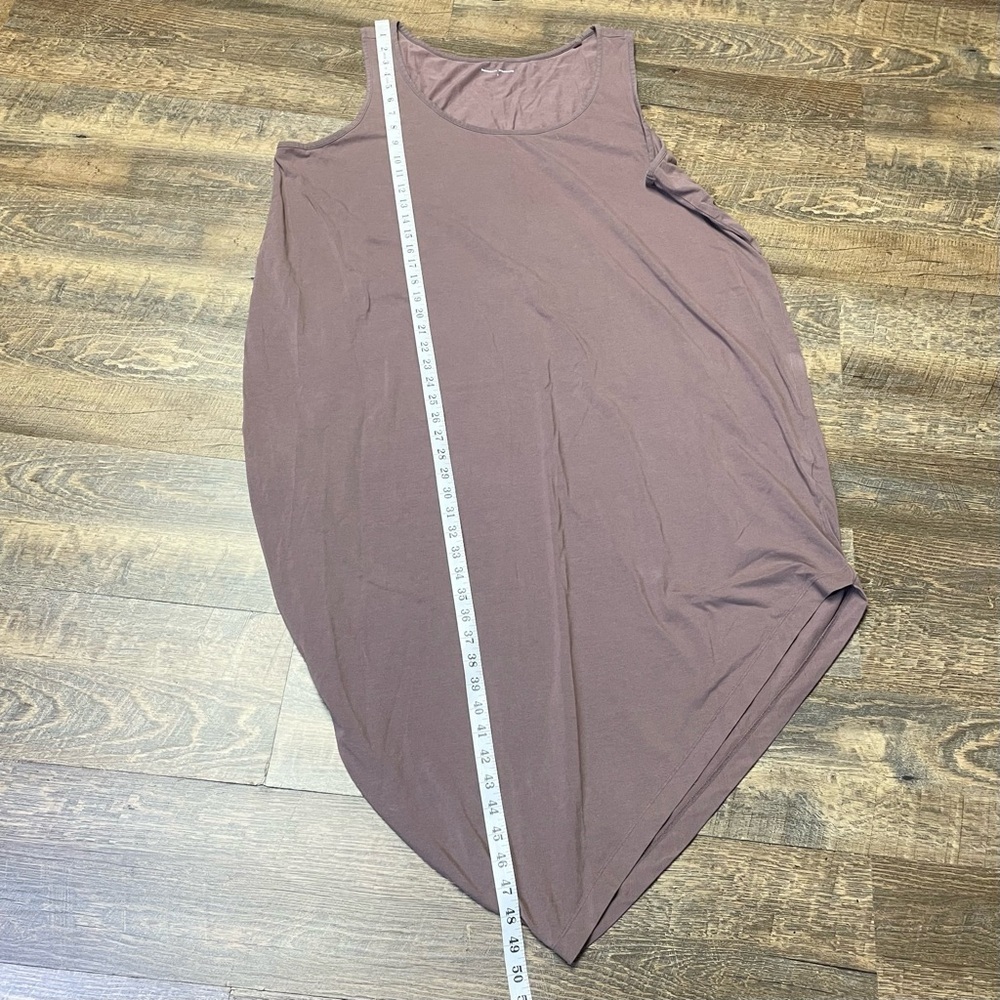Universal Standard Iconic Geneva Tank Dress Maxi Lagenlook Women’s Large Brown - Picture 6 of 11